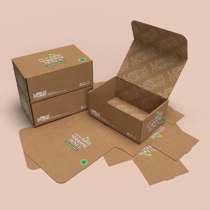 Eco Kraft Shipping Boxes