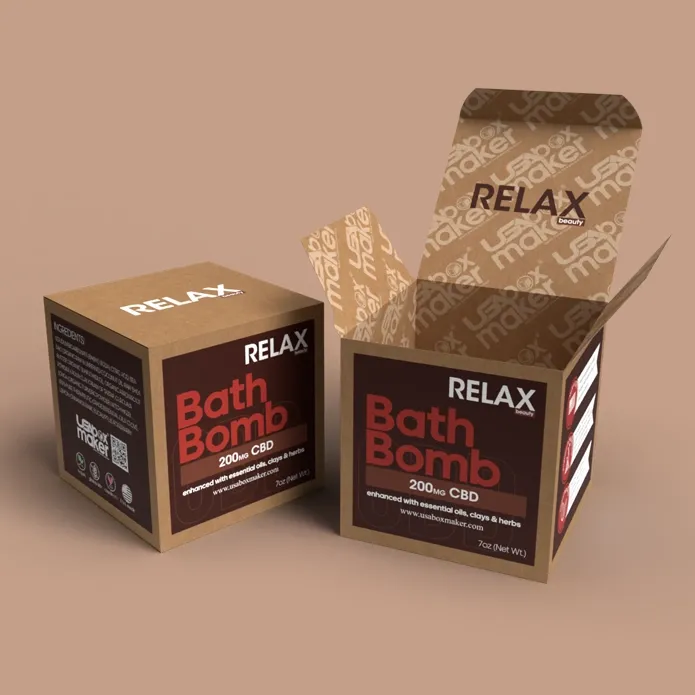 Bath Bomb Cube Boxes