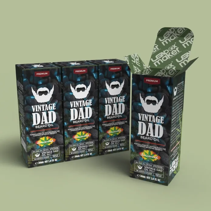 Custom Printed Beard Oil Boxes
