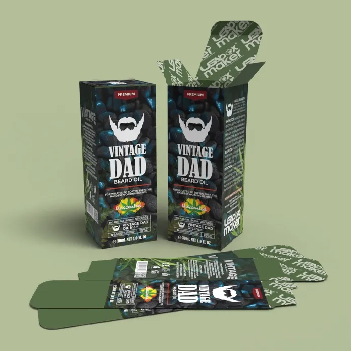 Custom Printed Beard Oil Boxes