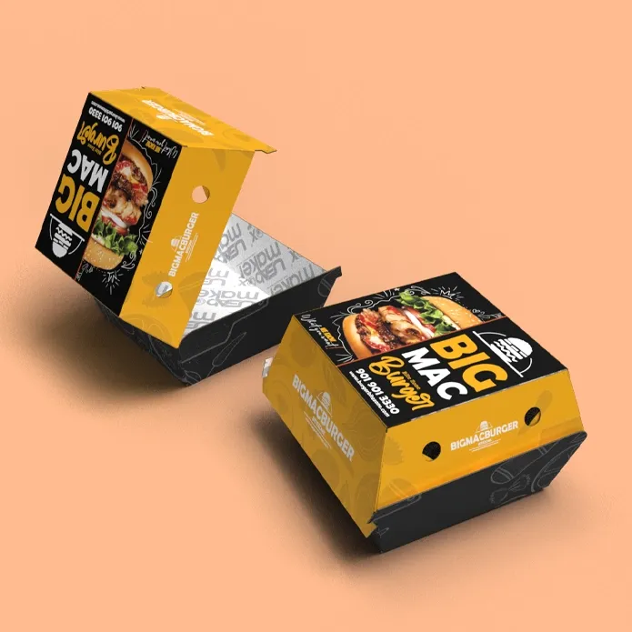 Custom Printed Burger Boxes