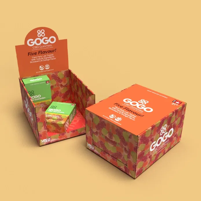 Custom Printed CBD Gummies Boxes