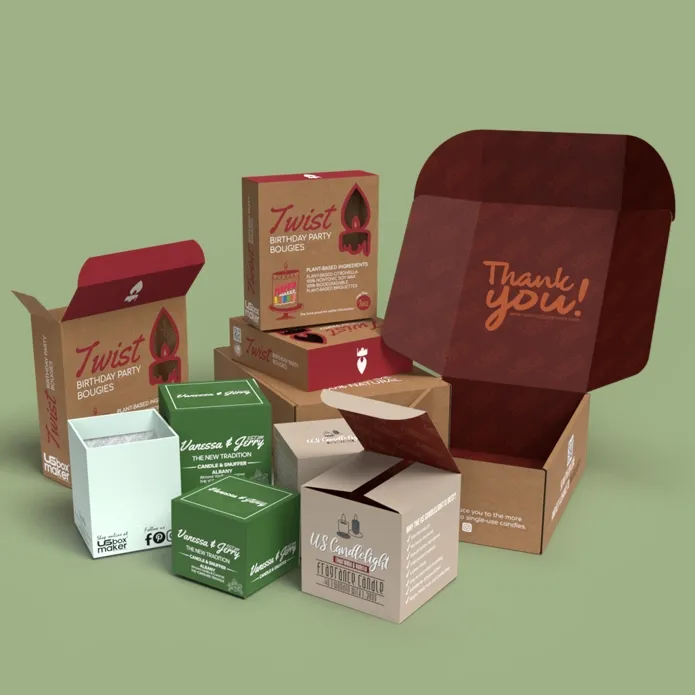 Custom Printed Candle Boxes