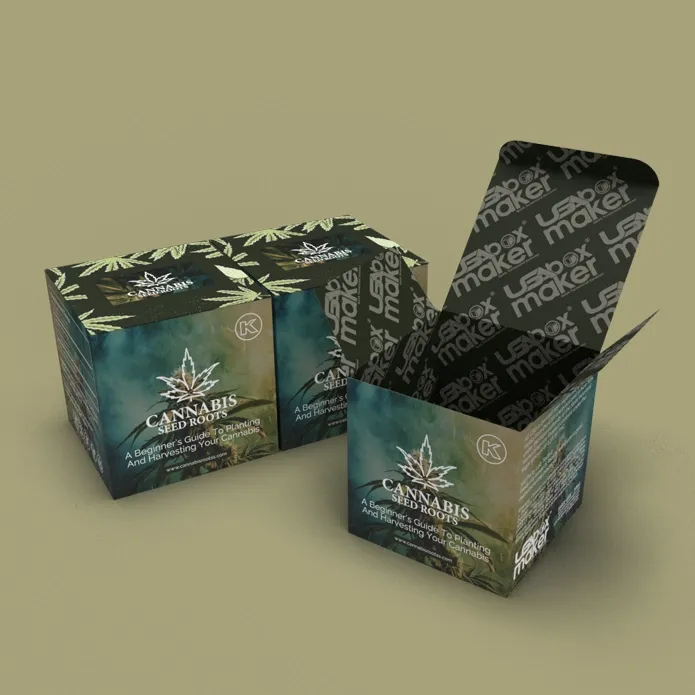Custom Printed Cannabis Seed Boxes