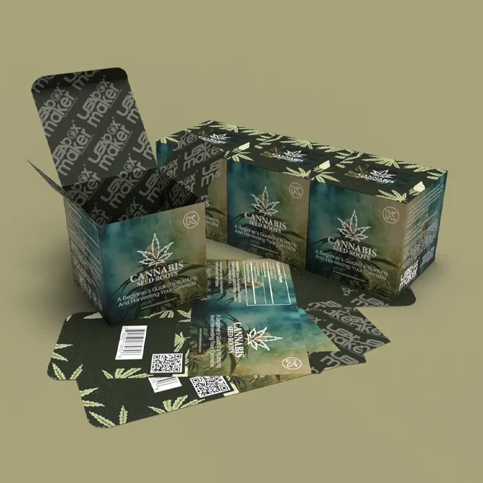 Custom Printed Cannabis Seed Boxes