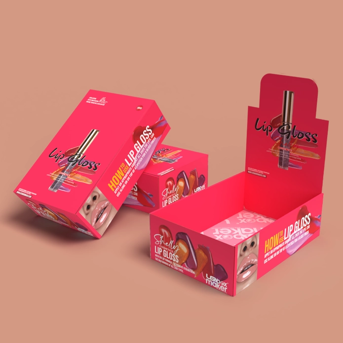 Custom Printed Cosmetic Display Boxes