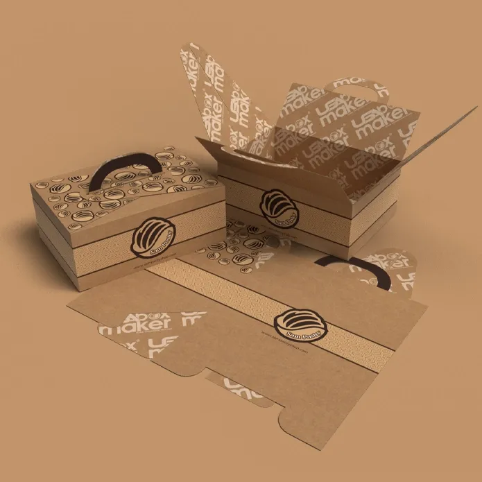 Cardboard Handle Boxes