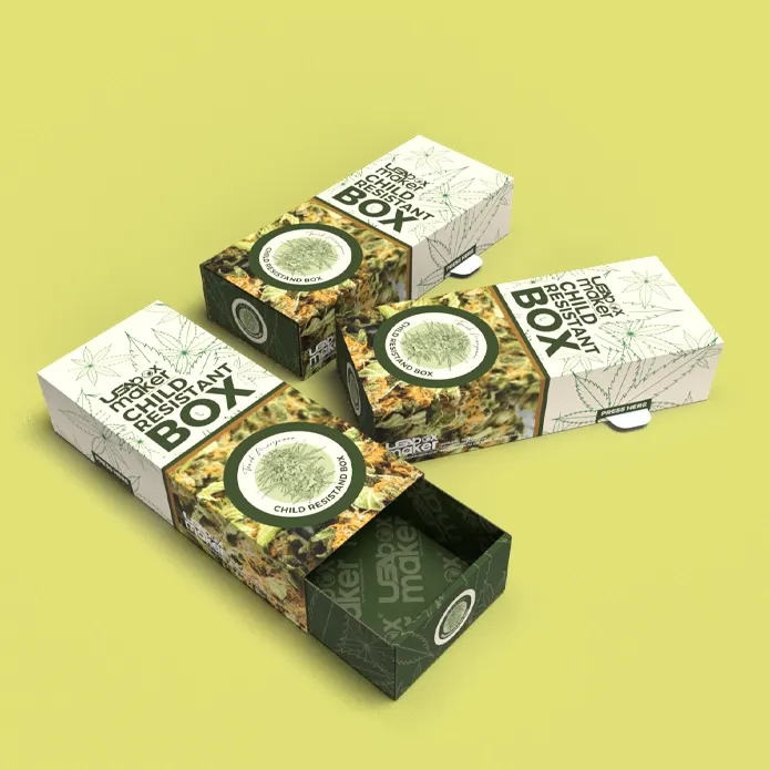 Custom Printed Child Resistant Boxes