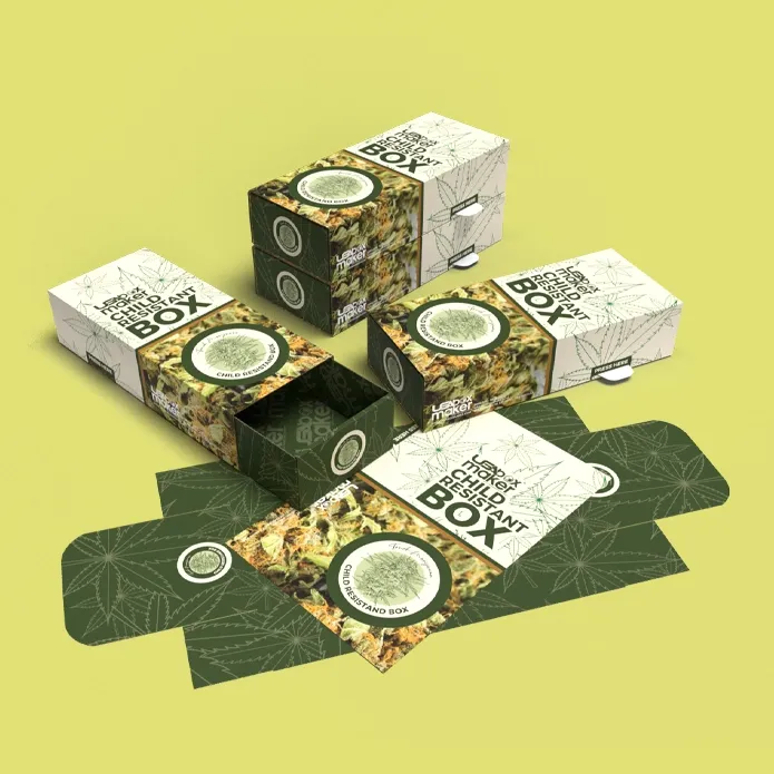 Custom Printed Child Resistant Boxes