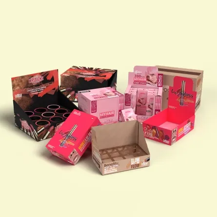 Custom Printed Cosmetic Display Boxes