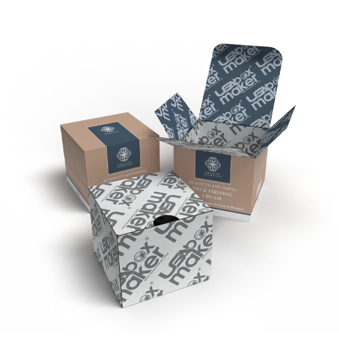 Custom Printed Cream Boxes