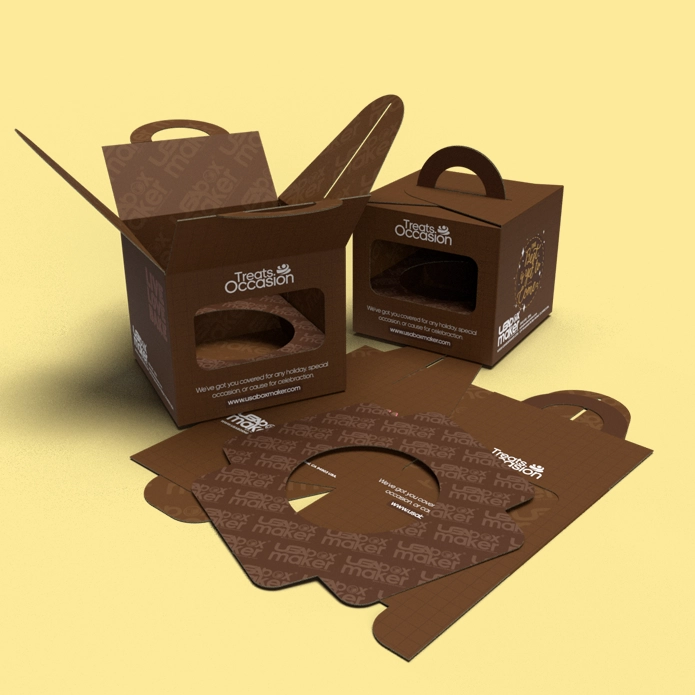 Custom Printed Cupcake Boxes