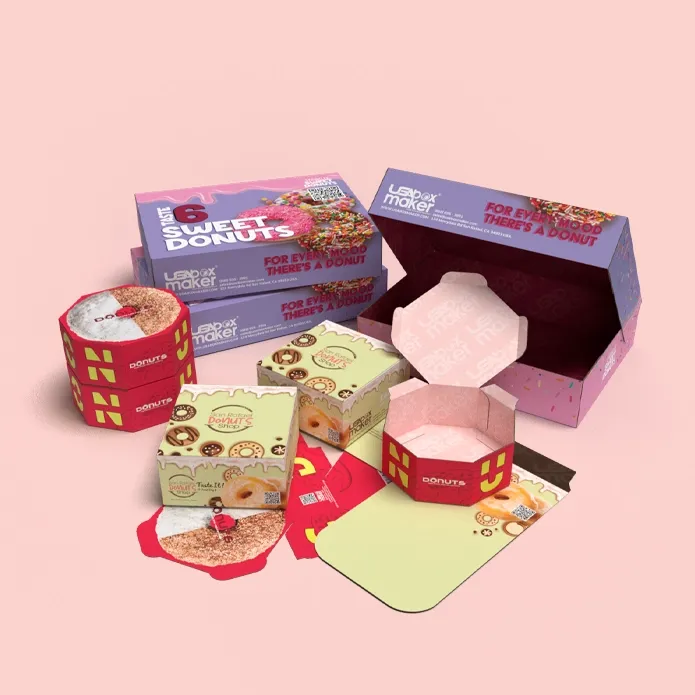 Custom Printed Donut Boxes