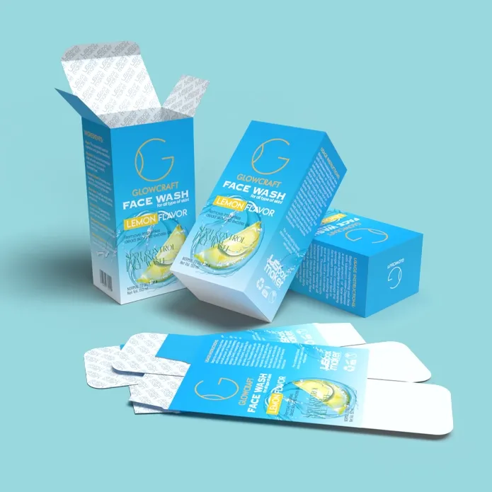 Custom Printed Face Wash Packaging