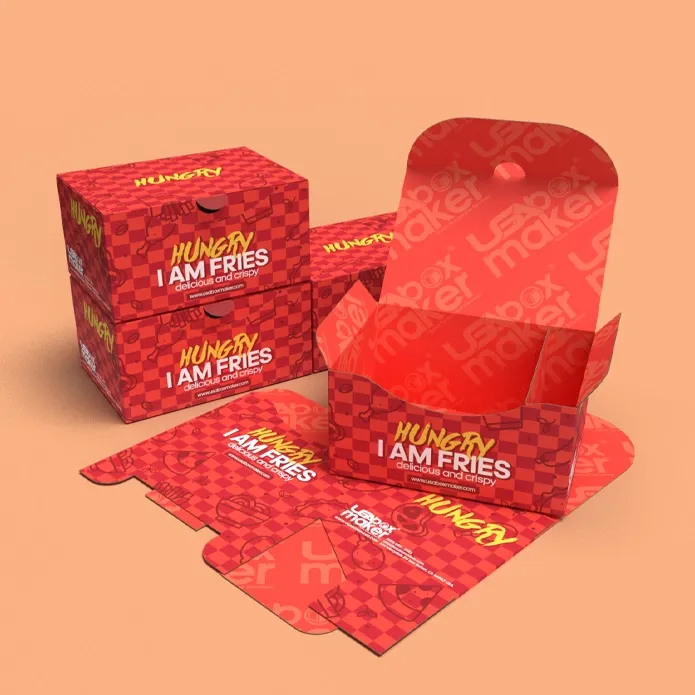 Custom Printed French Fries Boxes