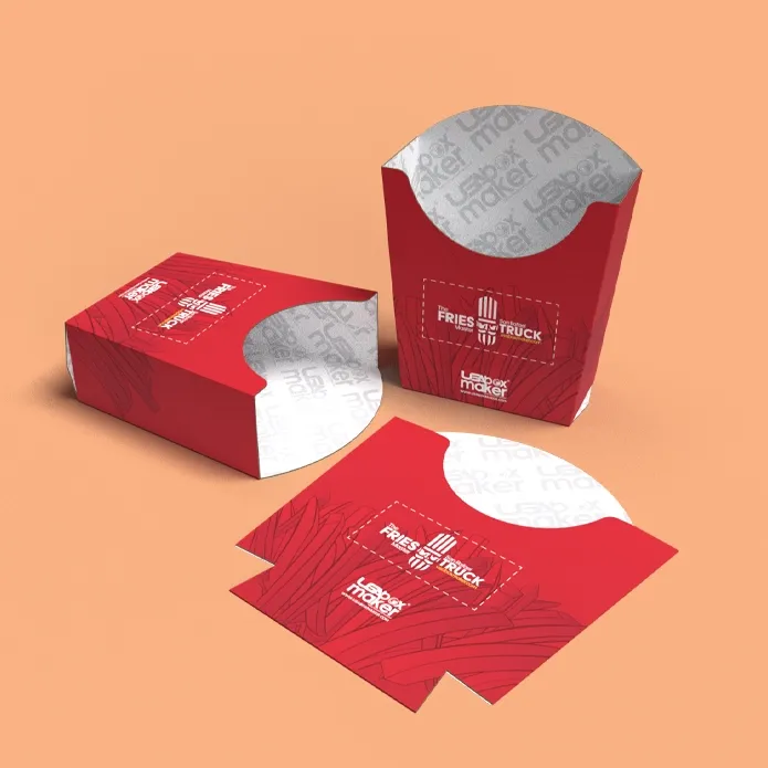 Custom Printed French Fries Boxes