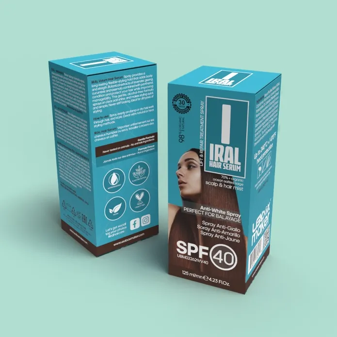 Custom Hairspray Boxes