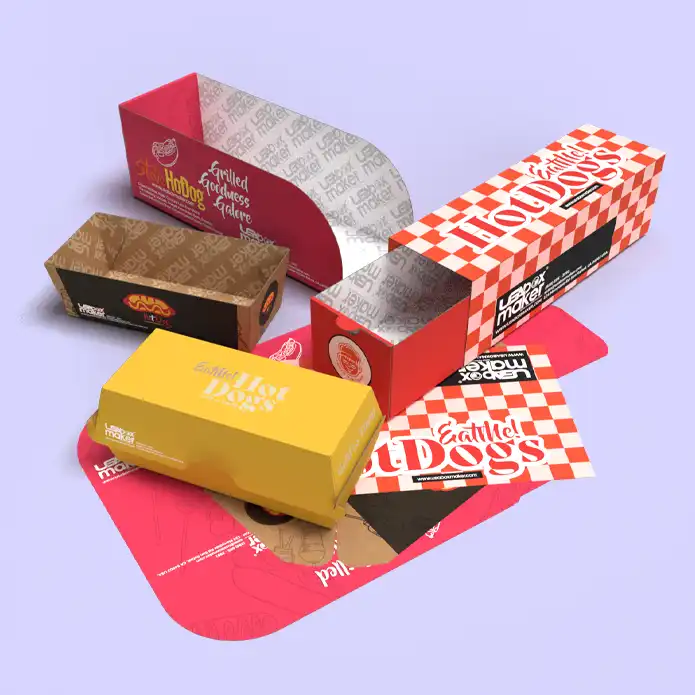 Custom Printed Hot Dog Boxes