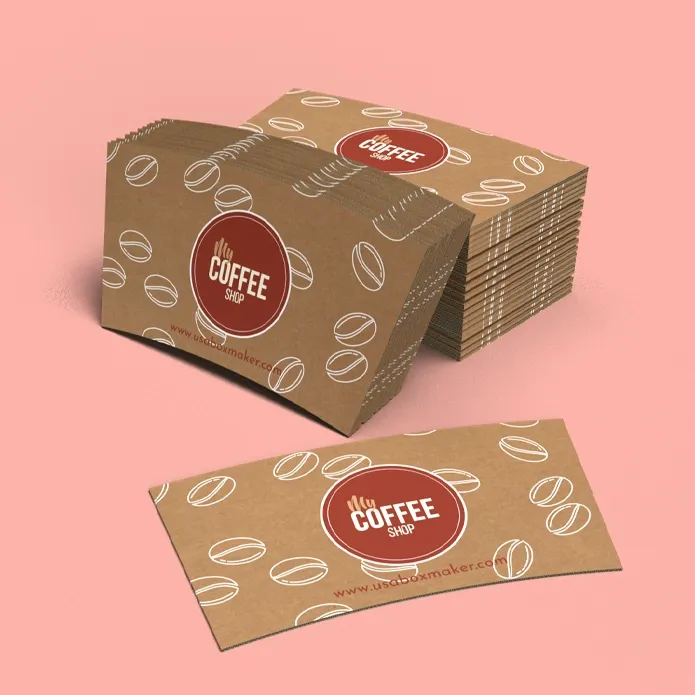 Kraft Coffee Sleeves