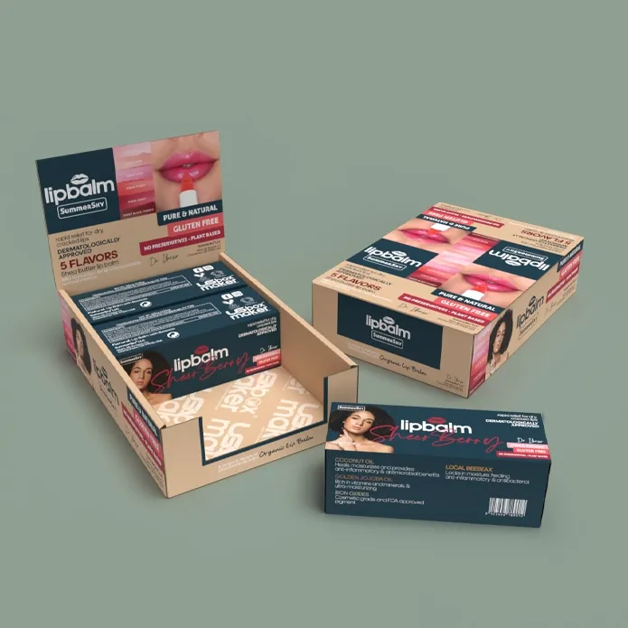 Custom Printed Lip Balm Boxes