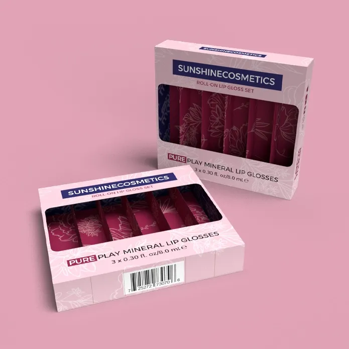 Custom Printed Lip Gloss Boxes
