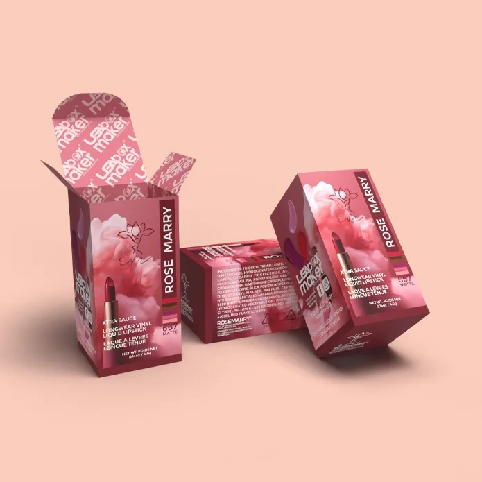 Custom Printed Lipstick Boxes