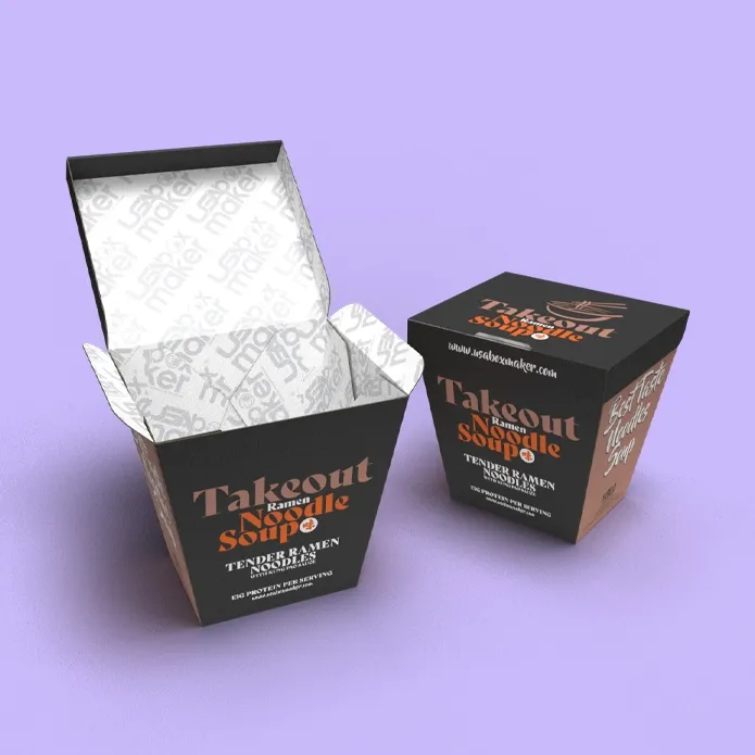 Custom Printed Noodles Boxes