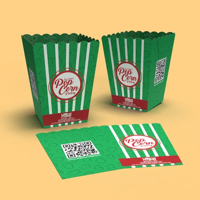 Custom Printed Popcorn Boxes