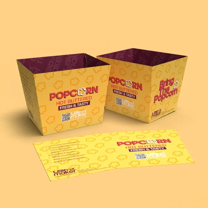 Custom Printed Popcorn Boxes