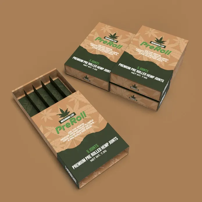 Custom Printed Pre Roll Boxes