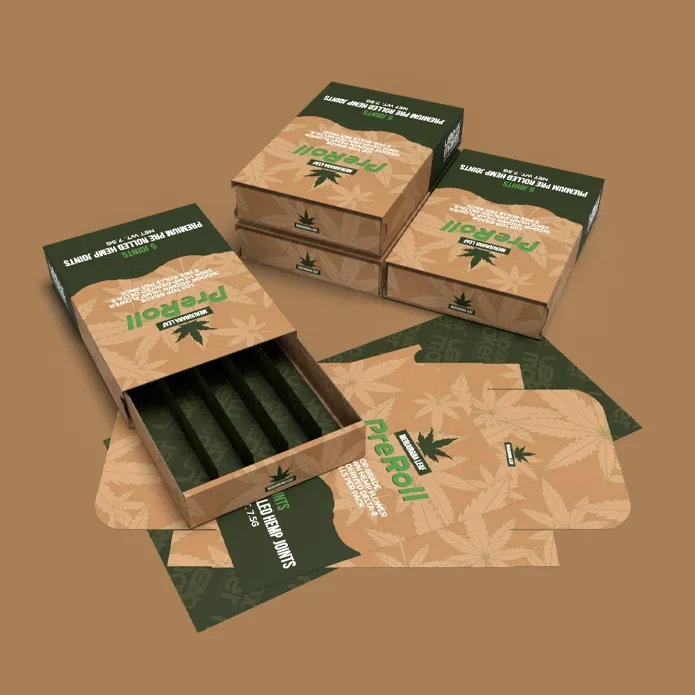 Custom Printed Pre Roll Boxes