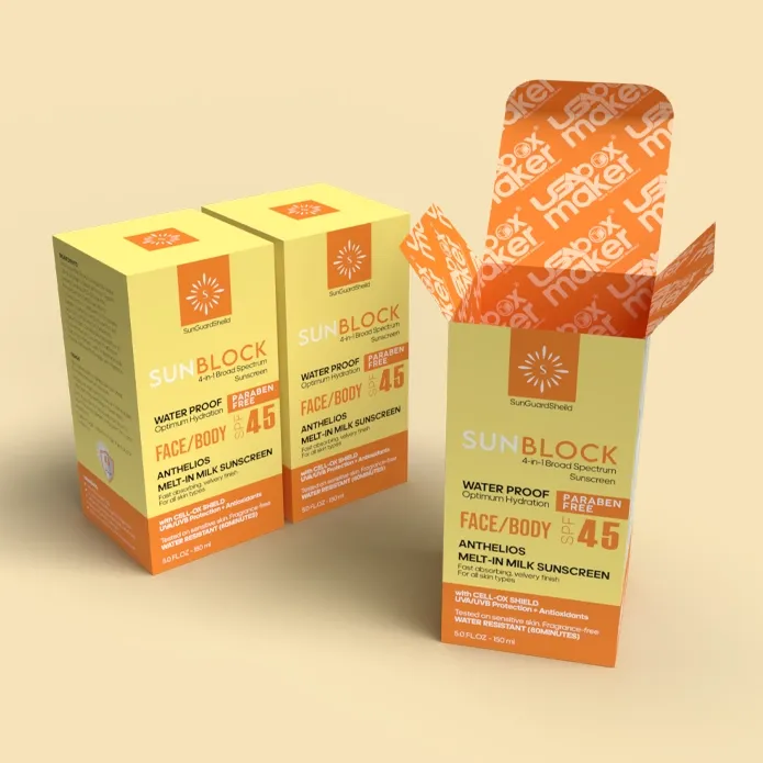 Custom Printed Serum Packaging Boxes
