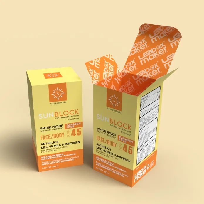 Custom Printed Serum Packaging Boxes