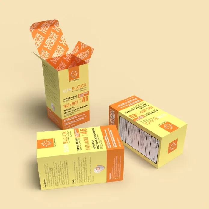 Custom Printed Serum Packaging Boxes