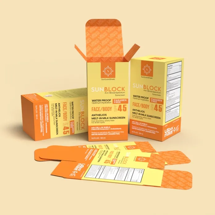 Custom Printed Serum Packaging Boxes