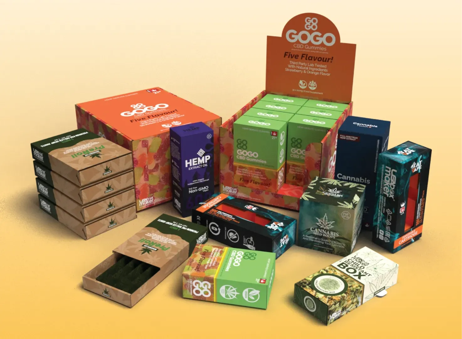 Custom Printed CBD Packaging