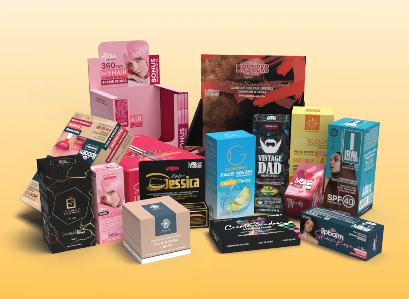 Custom Printed Cosmetic Boxes