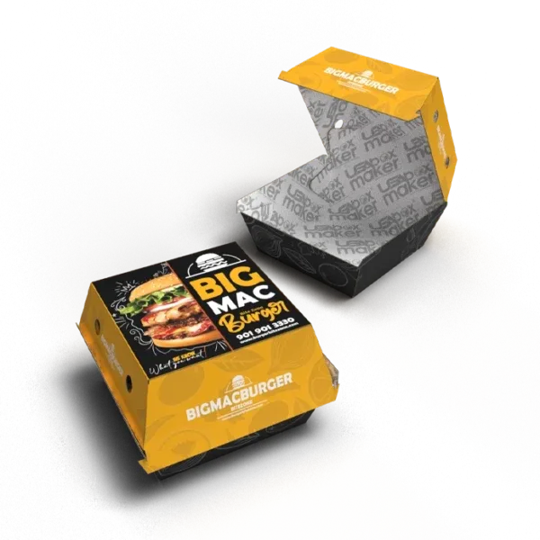 Custom Printed Burger Boxes